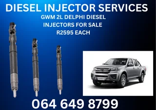 Gwm 2l Delphi Diesel Injectors For Sale Or Recon Your Own With Copper Washers
