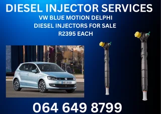 Vw Blue Motion Delphi Diesel Injectors With Washer For Sale 6 Months Warranty
