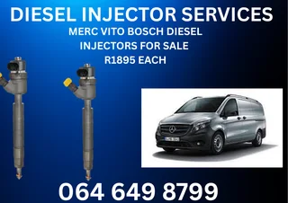 Merc Vito Bosch Diesel Injectors For Sale With 6 Months Warranty