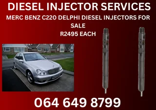 Merc Benz C220&c270 Delphi Diesel Injectors For Sale On Exchange Or Recon Your Own With Warranty