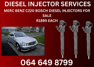 Merc Benz C220&c270 Bosch Diesel Injectors For Sale On Exchange With Warranty