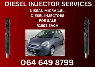 Nissan Micra 1.5 Diesel Injectors With Washer For Sale On Exchange