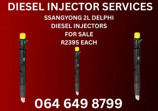 Ssanyong 2l Diesel Injectors For Sale Or Recon Your Own