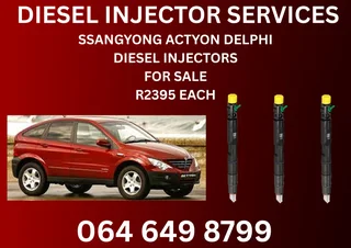 Ssangyong Actyon Diesel Injectors With Copper Washer For Sale
