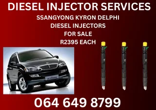 Ssangyong Kyron Diesel Injectors For Sale Or Recon Your Own