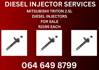 Mitsubishi Triton 2.5 Diesel Injectors For Sale Or Recon Your Own With Warranty