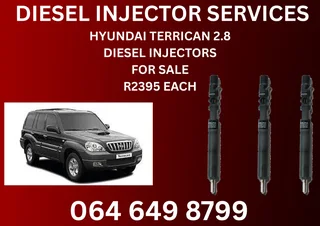 Hyundai Terrican 2.9 Diesel Injectors For Sale On Exchange Or Recon Your Own With Warranty