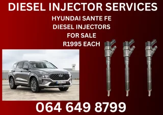 Hyundai Sante Fe Diesel Injectors With Copper Washers For Sale Or Recon Your Own