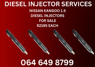 Nissan Kangoo 1.5 Diesel Injectors With Washers For Sale Or Recon Your Own