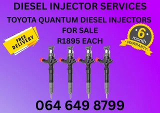 Toyota Quantum Diesel Injectors For Sale Or Recon Your Own With Washer