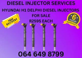 Hyundai H1 De4lphi Diesel Injectors For Sale On Exchange With Washers