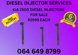Kia 2500 Diesel Injectors For Sale With Copper Washer Or Recon Your Own