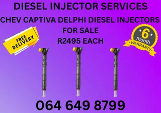 Chev Captiva Delphi Diesel Injectors For Sale Or Recon Your Own With Washers Included