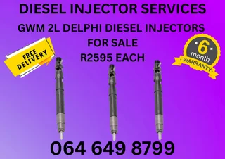 Gwm 2l Delphi Diesel Injectors For Sale On Exchange Or Recon Your Own With Warranty