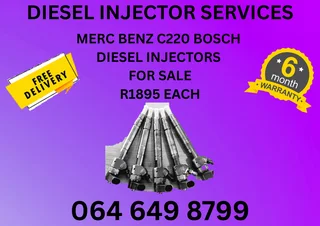 Merc Benz C220 & C270 Bosch Diesel Injectors For Sale On Exchange With 6 Months Warranty