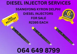 Ssangyong Kyron Delphi Diesel Injectors For Sale On Exchange Or Recon Your Own