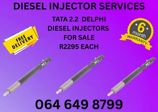 Tata 2.2 Delphi Diesel Injectors With Copper Washers For Sale Or Recon Your Own