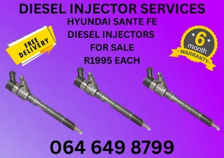 Hyundai Sante Fe Diesel Injectors For Sale On Exchange With Copper Washers