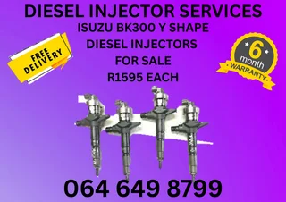 Isuzu Kb300 Diesel Y-shape Aja1 Diesel Injectors For Sale Copper Washers Included