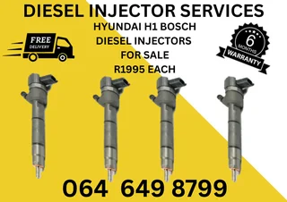 Hyundai H1 Bosch Diesel Injectors For Sale Copper Washers Included