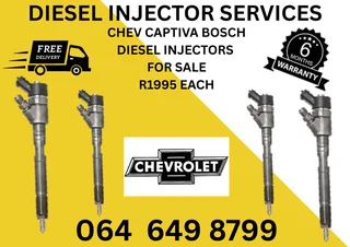 Chev Captiva Bosch Diesel Injectors For Sale On Exchange Washers And 6 Months Warranty Included