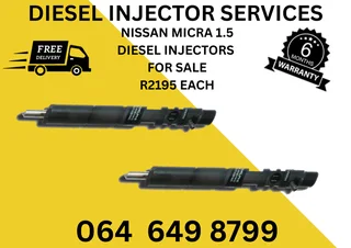 Nissan Micra 1.5l Diesel Injectors For Sale Or Recon Your Own Copper Washers Included