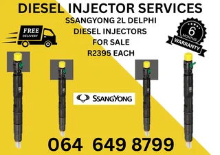 Ssangyong 2l Delphi Diesel Injectors For Sale On Exchange Copper Washers Included