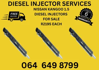 Nissan Kangoo 1.5 Diesel Injectors With Copper Washers For Sale Or Recon Your Own