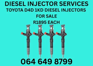 Toyota D4d 1kd Diesel Injectors With Copper Washers For Sale On Exchange