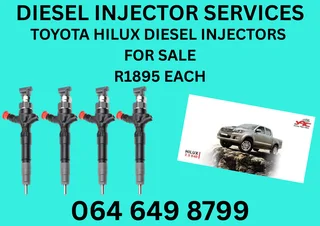 Toyota Hilux Diesel Injectors For Sale Or Recon Your Own 6 Months Warranty Included