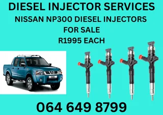 Nissan Np300 Diesel Injectors For Sale With Copper Washers And 6 Months Warranty