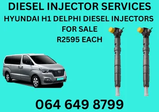 Hyundai H1 Delphi Diesel Injectors With Copper Washers For Sale Or Recon Your Own