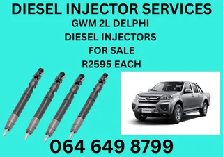 Gwm 2l Delphi Diesel Injecors For Sale On Exchange