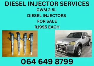 Gwm 2.8 Diesel Injectors With Copper Washers For Sale Or Recon Your Own