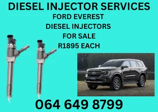 DIESEL INJECTORS FOR SALE FOR FORD EVEREST COPPER WASHERS INCLUDED