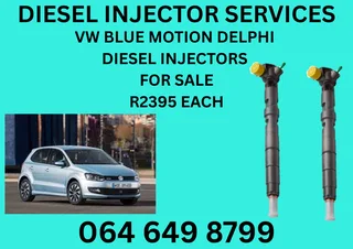 Vw  Blue Motion Delphi Diesel Injectors With Copper Washers For Sale Or Recon Your Own