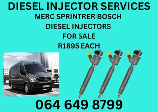 Merc Sprinter Bosch Diesel Injectors For Sale On Exchange Copper Washers Included