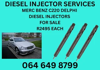 Merc Benz C220 & C270 Delphi Diesel Injectors For Sale On Exchange With 6 Months Warranty