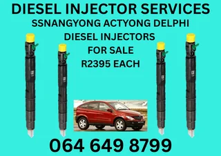 Ssangyong Actyon Delphi Diesel Injectors With Copper Washers For Sale On Exchange Washers Included