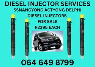 Ssangyong Kyron Delphi Diesel Injectors With Copper Washers For Sale Or Recon Your Own
