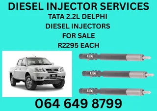 Tata 2.2l Delphi Diesel Injectors With Washers For Sale