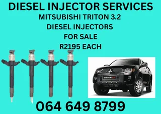 Mitsubishi Triton 3.2 Diesel Injectors With Copper Washers For Sale 6 Months Warranty Included
