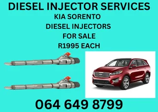 Kia Sorento Diesel Injectors With Copper Washers For Sale Or Recon Your Own With 6 Months Warranty