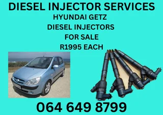 Hyundai Getz Diesel Injectors With Washers For Sale