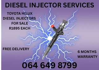 Toyota Hilux Diesel Injectors For Sale Or Recon Your Own