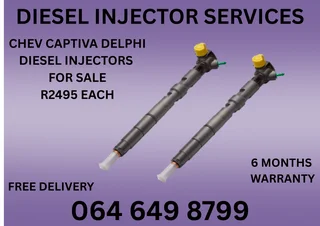 Chev Captiva Delphi Diesel Injectors With Copper Washers For Sale Or Recon Your Own