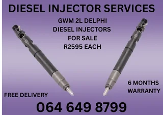 Gwm 2l Delphi Diesel Injectors For Sale Or Recon Your Own With Warranty And Washers Included
