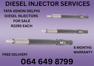 Tata Xenon Delphi Diesel Injectors For Sale Washers Included