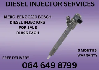 Merc Benz C220 & C270 Bosch Diesel Injectors For Sale Or Recon Your Own