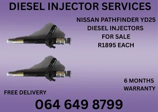 Nissan Pathfinder Yd25 Diesel Injectors For Sale Or Recon Your Own